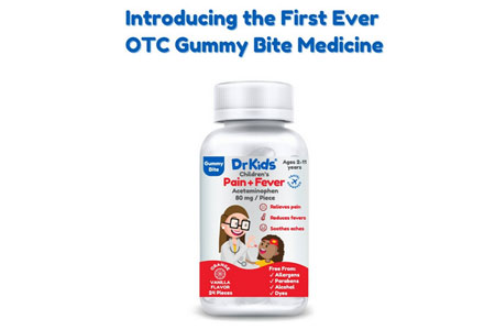 DrKids First Ever OTC Gummy Bite Medicine 