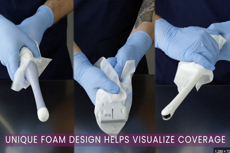 ultrasound probes using Tristel ULT.